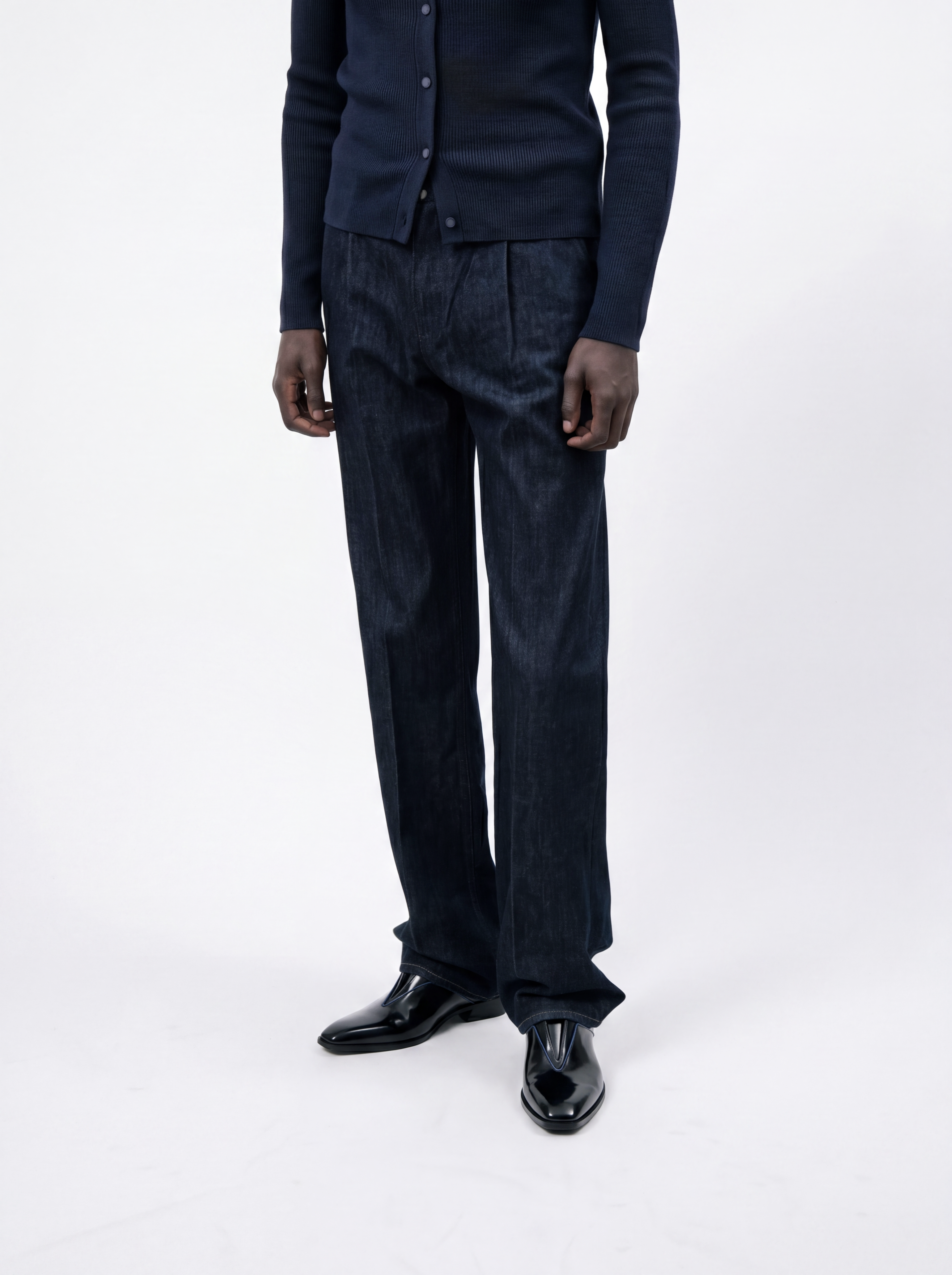 [BLUEZ] LOAFER-  BLACK&BLUE