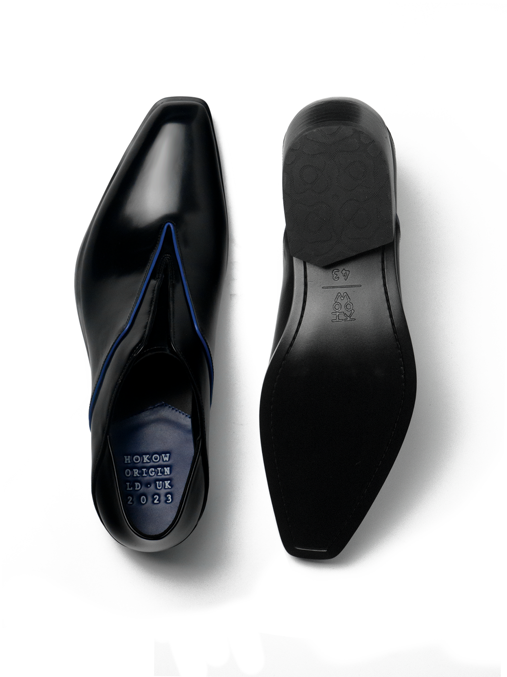 [BLUEZ] LOAFER-  BLACK&BLUE