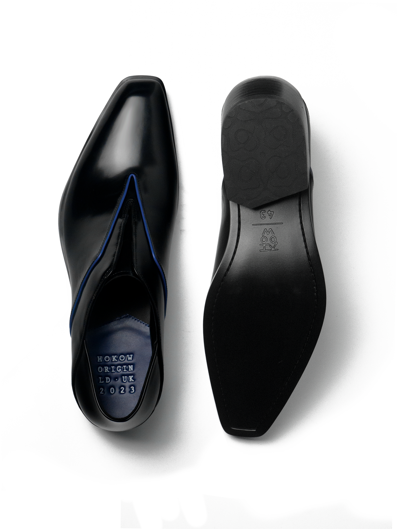 [BLUEZ] LOAFER-  BLACK&BLUE