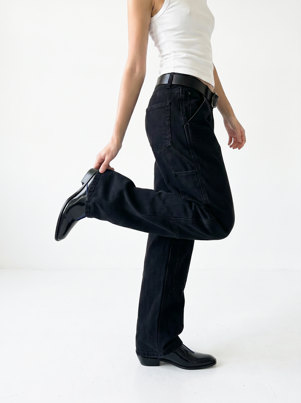[BLUEZ] LOAFER-  BLACK&BLUE