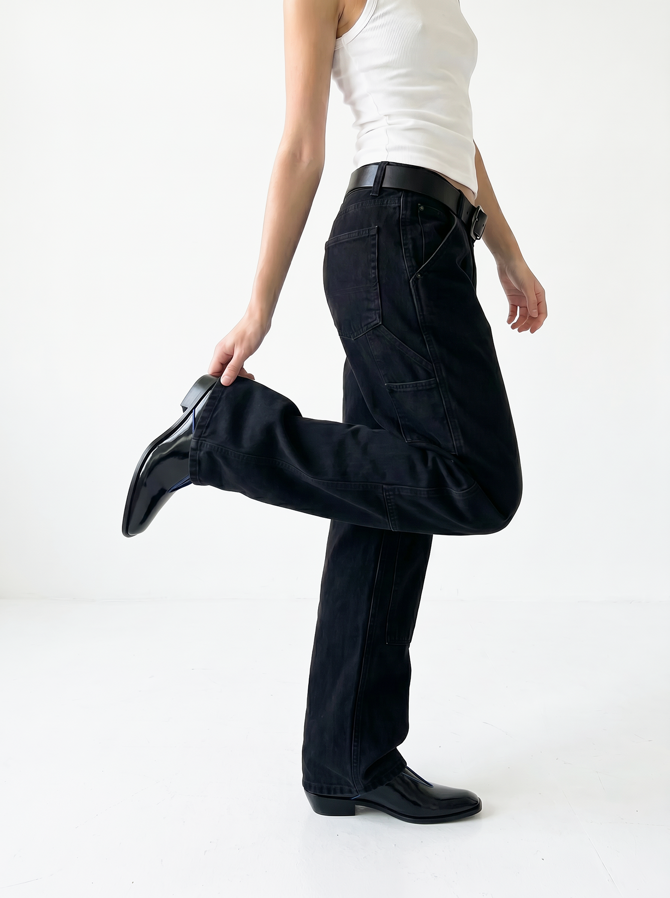 [BLUEZ] LOAFER-  BLACK&BLUE